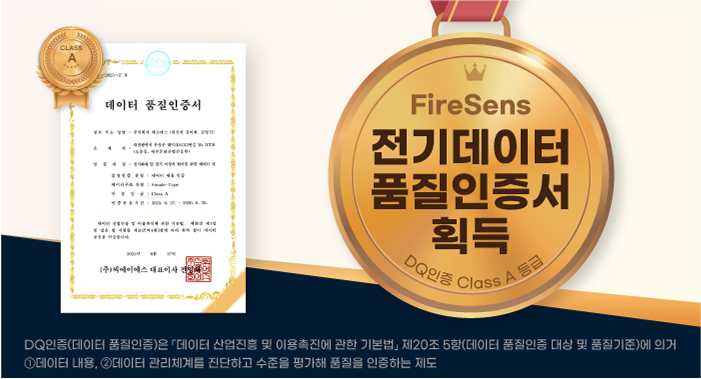 데이터 품질인증서